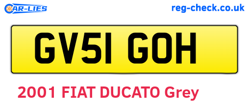 GV51GOH are the vehicle registration plates.