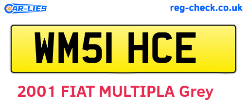 WM51HCE are the vehicle registration plates.