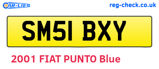 SM51BXY are the vehicle registration plates.