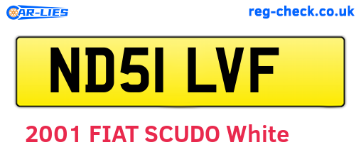 ND51LVF are the vehicle registration plates.