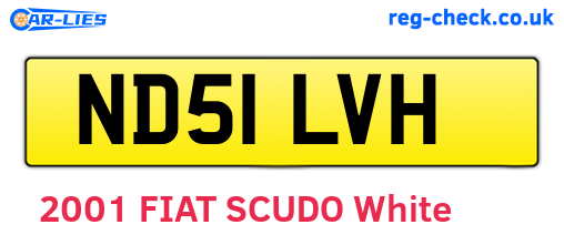 ND51LVH are the vehicle registration plates.