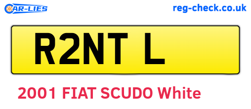 R2NTL are the vehicle registration plates.