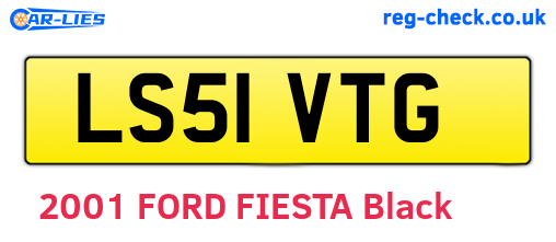 LS51VTG are the vehicle registration plates.