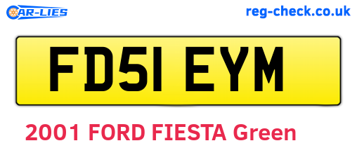 FD51EYM are the vehicle registration plates.
