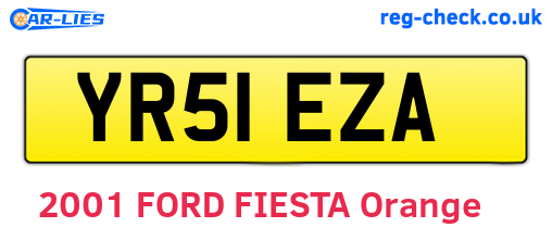 YR51EZA are the vehicle registration plates.