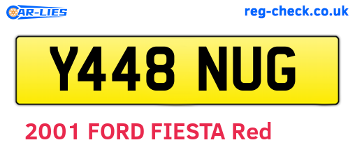 Y448NUG are the vehicle registration plates.
