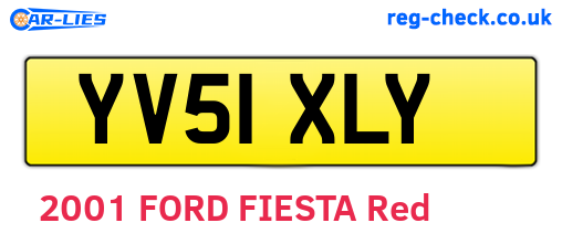YV51XLY are the vehicle registration plates.