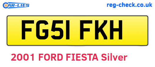 FG51FKH are the vehicle registration plates.