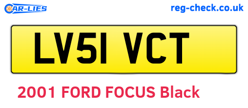 LV51VCT are the vehicle registration plates.