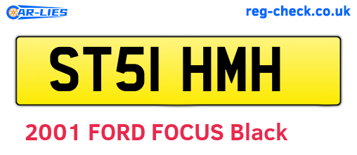 ST51HMH are the vehicle registration plates.