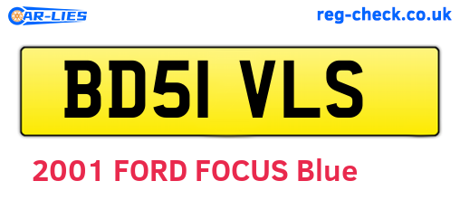 BD51VLS are the vehicle registration plates.