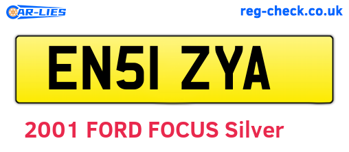 EN51ZYA are the vehicle registration plates.