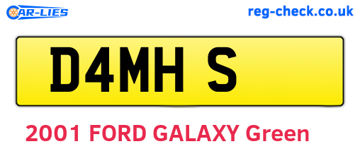D4MHS are the vehicle registration plates.