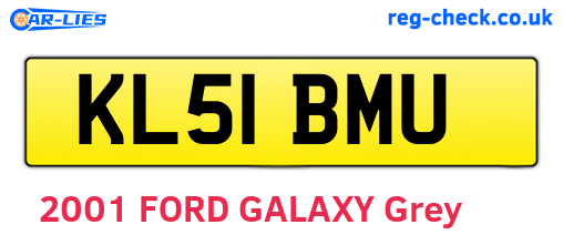 KL51BMU are the vehicle registration plates.