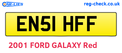 EN51HFF are the vehicle registration plates.