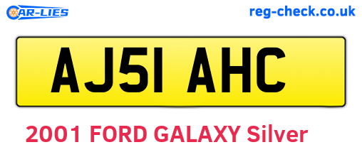 AJ51AHC are the vehicle registration plates.