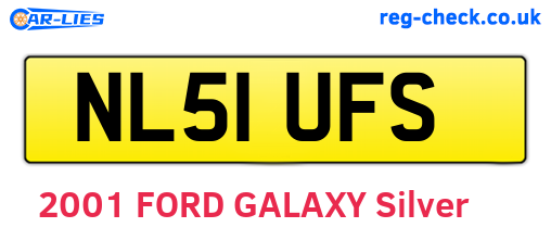 NL51UFS are the vehicle registration plates.