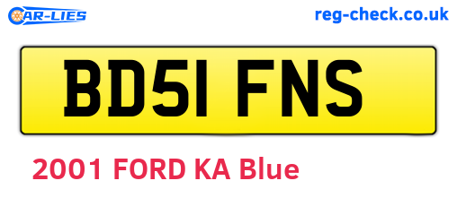 BD51FNS are the vehicle registration plates.
