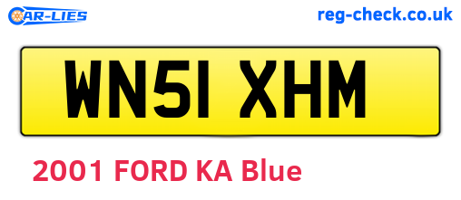 WN51XHM are the vehicle registration plates.