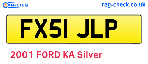 FX51JLP are the vehicle registration plates.