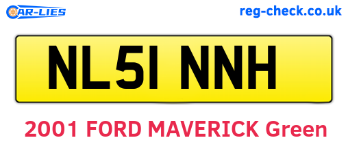 NL51NNH are the vehicle registration plates.
