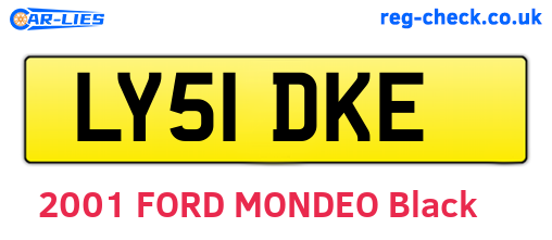 LY51DKE are the vehicle registration plates.