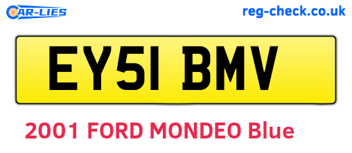 EY51BMV are the vehicle registration plates.