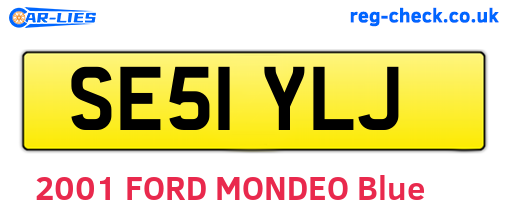 SE51YLJ are the vehicle registration plates.