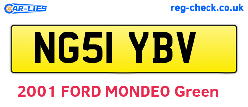 NG51YBV are the vehicle registration plates.