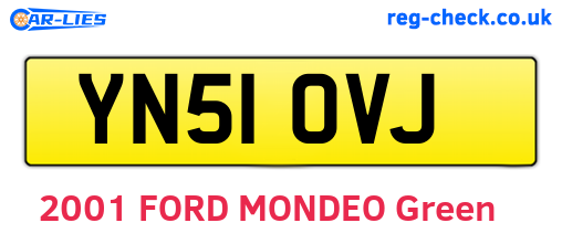 YN51OVJ are the vehicle registration plates.