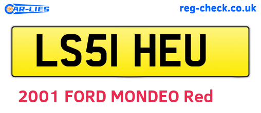 LS51HEU are the vehicle registration plates.