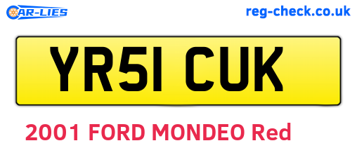 YR51CUK are the vehicle registration plates.