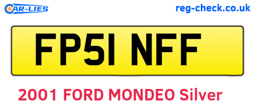 FP51NFF are the vehicle registration plates.