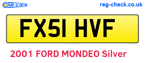 FX51HVF are the vehicle registration plates.