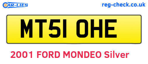 MT51OHE are the vehicle registration plates.