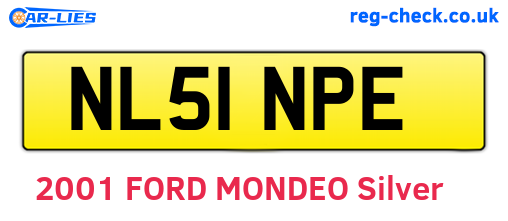 NL51NPE are the vehicle registration plates.