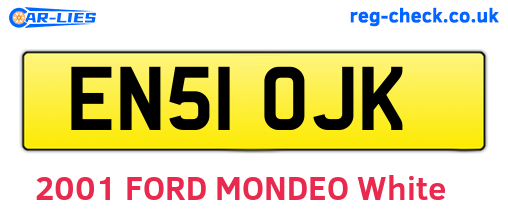 EN51OJK are the vehicle registration plates.
