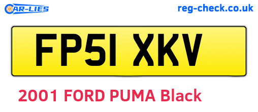 FP51XKV are the vehicle registration plates.