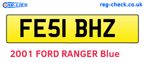 FE51BHZ are the vehicle registration plates.