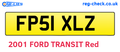 FP51XLZ are the vehicle registration plates.
