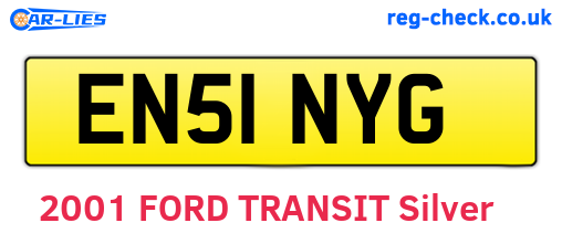 EN51NYG are the vehicle registration plates.