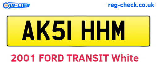 AK51HHM are the vehicle registration plates.