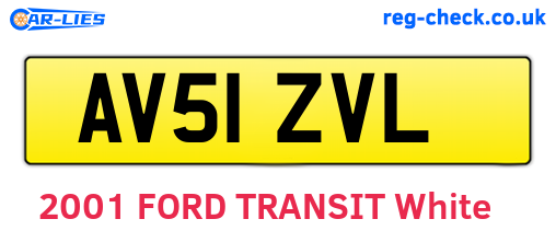 AV51ZVL are the vehicle registration plates.