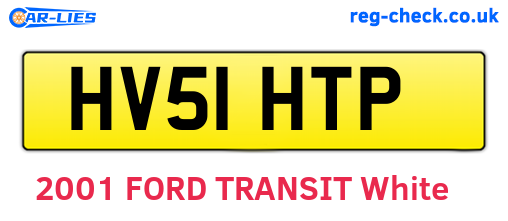 HV51HTP are the vehicle registration plates.