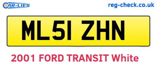 ML51ZHN are the vehicle registration plates.