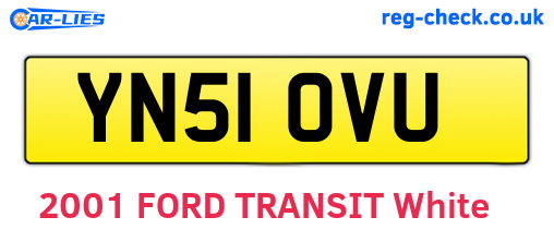 YN51OVU are the vehicle registration plates.