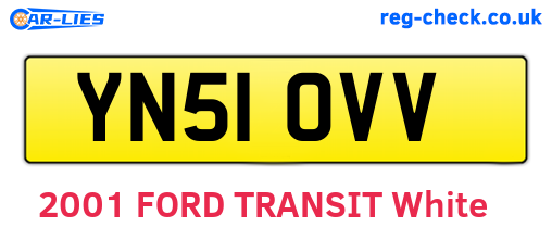 YN51OVV are the vehicle registration plates.