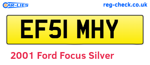 Silver 2001 Ford Focus (EF51MHY)