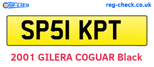 SP51KPT are the vehicle registration plates.