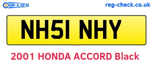 NH51NHY are the vehicle registration plates.